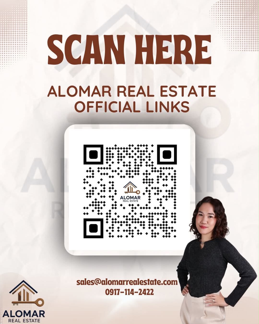 Alomar Real Estate official links QR code